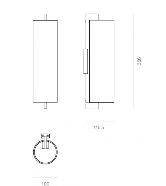 Phi Firmamento Milano Wall Lamp