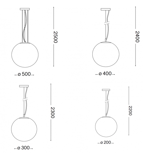 Mapa Ideal Lux Pendant Lamp
