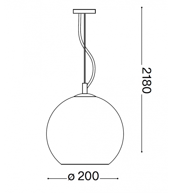 Nemo D20 Ideal Lux Lampada a Sospensione