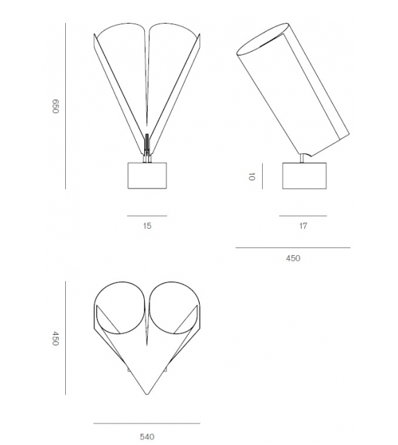 Ginevra Firmamento Milano Lampada da Tavolo