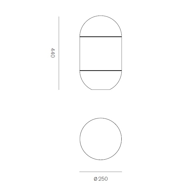 Pillola Firmamento Milano Table Lamp