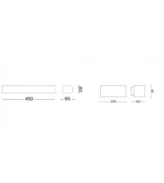 Andromeda Ideal Lux Wall Lamp