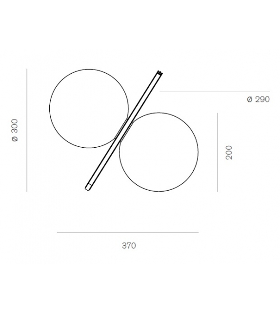Twins Firmamento Milano Tischleuchte