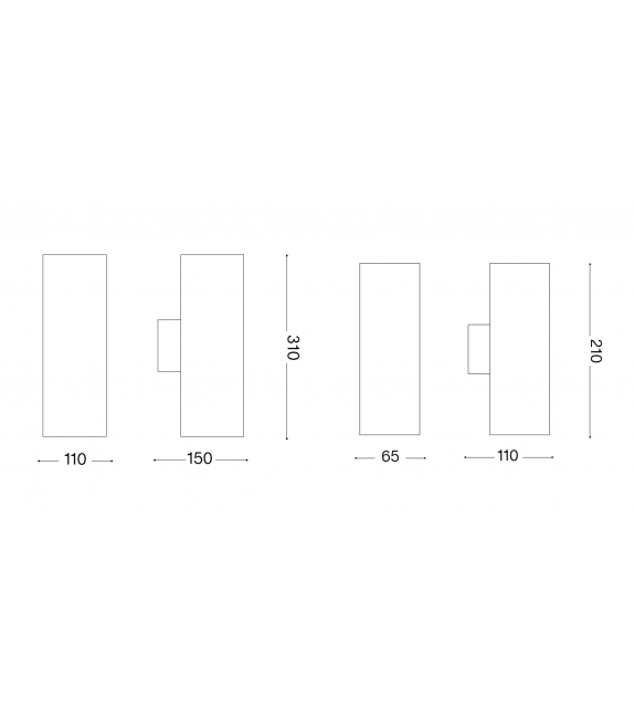 Gun Ideal Lux Lampada da Parete
