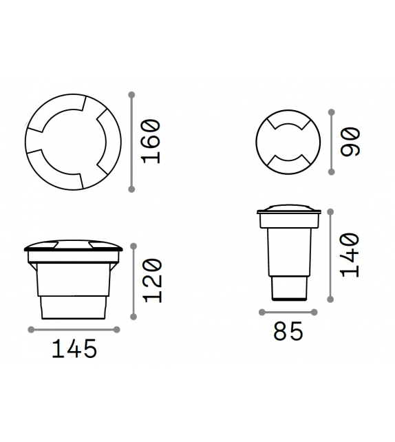 Landing Ideal Lux Floor Lamp