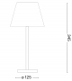 Lolita Ideal Lux Lampada da Tavolo