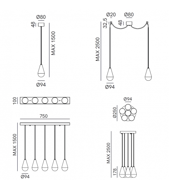 Dew Il Fanale Suspension Lamp