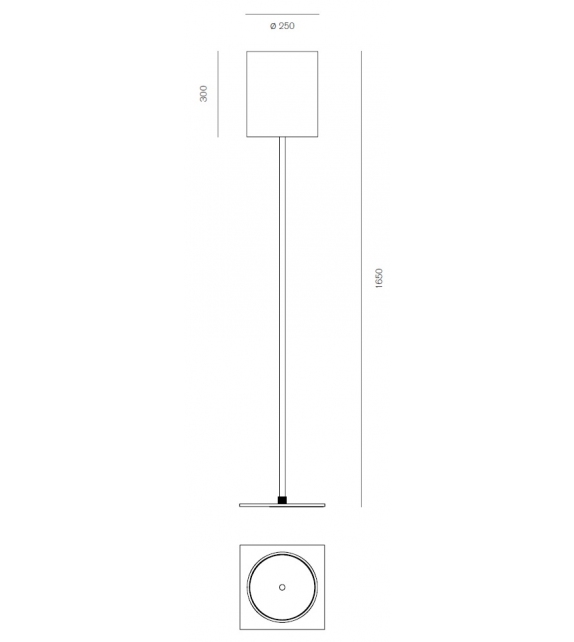 Sesé Firmamento Milano Floor Lamp