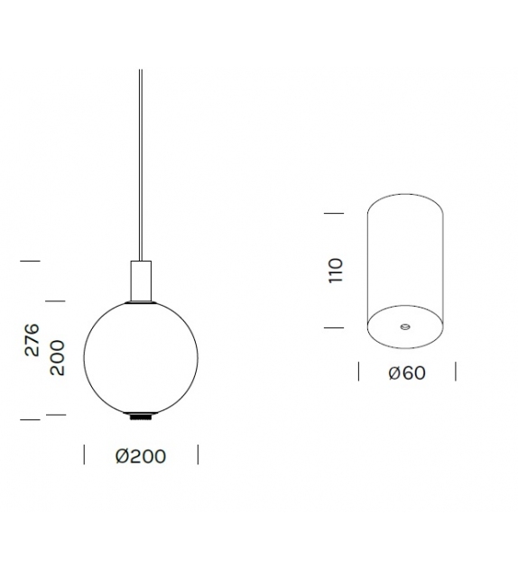 Beam Stick Nuance Olev Lampada a Sospensione