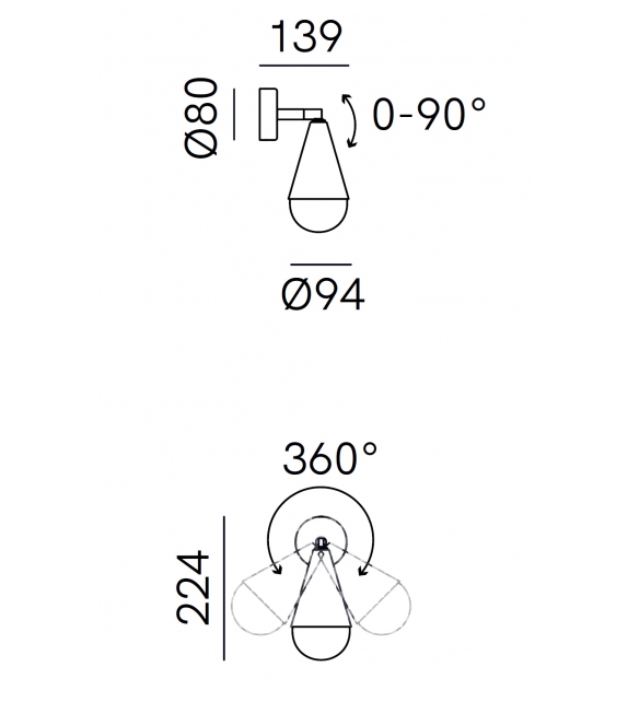 Dew Il Fanale Wall lamp