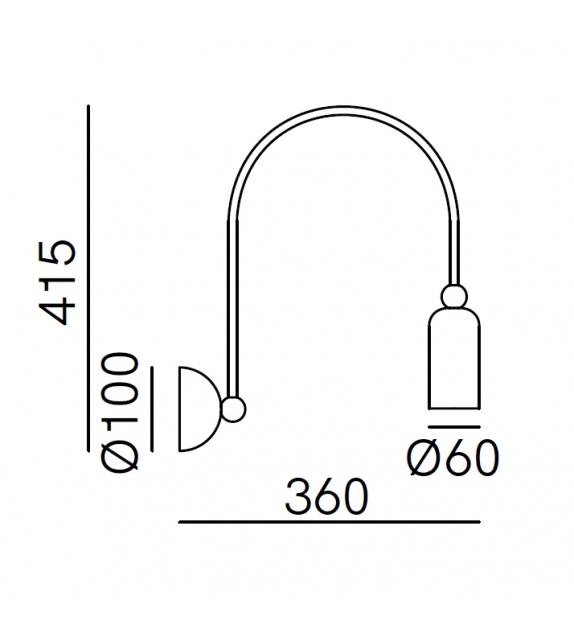 Madame Il Fanale Wall Lamp