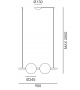 Alma 2 Sphere Il Fanale Suspension Lamp