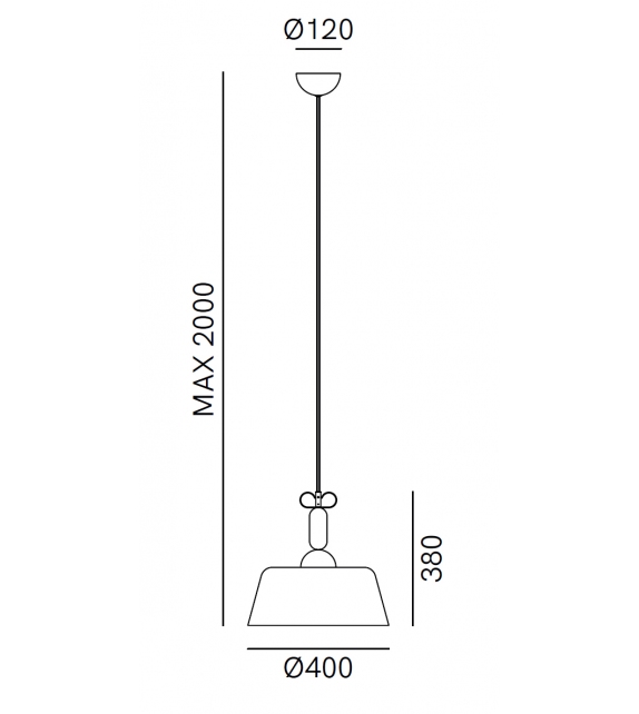Bon Ton N3 Il Fanale Lampe à Suspension