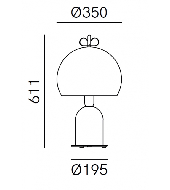 Bon Ton N4 Il Fanale Lampada da Tavolo