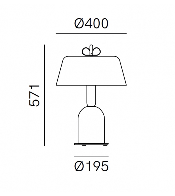 Bon Ton N6 Il Fanale Lámpara de Mesa