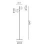 Molecola Il Fanale Floor Lamp