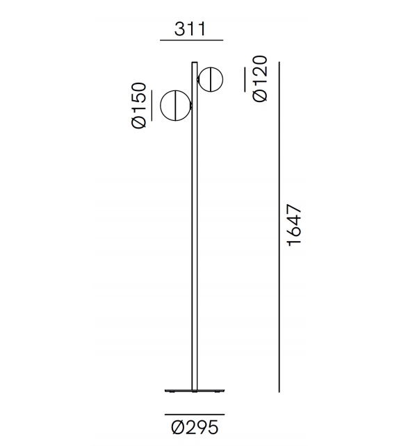 Molecola Il Fanale Floor Lamp