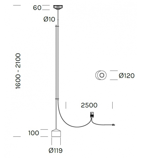 Naked Olev Lampadaire