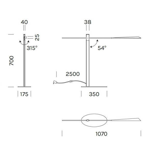 FLAMINGO T Olev Lampada da Tavolo