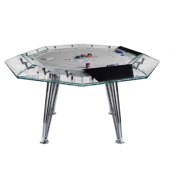 Unootto Marble Impatia Poker Table