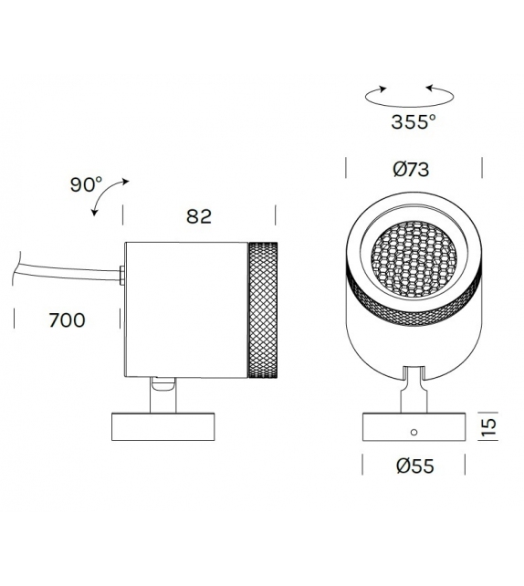 Maxi Dot Spot Olev Lampadaire
