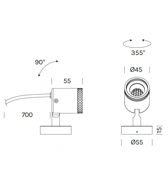 Maxi Dot Spot Olev Lampadaire