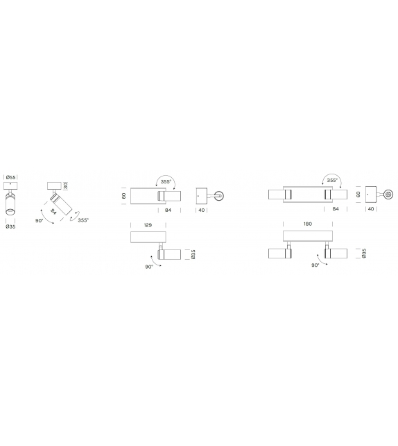 Eye Spot Olev Lampada da Soffitto