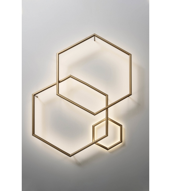 Poly Esagono PL Olev Lampada da Soffitto / Lampada da Parete