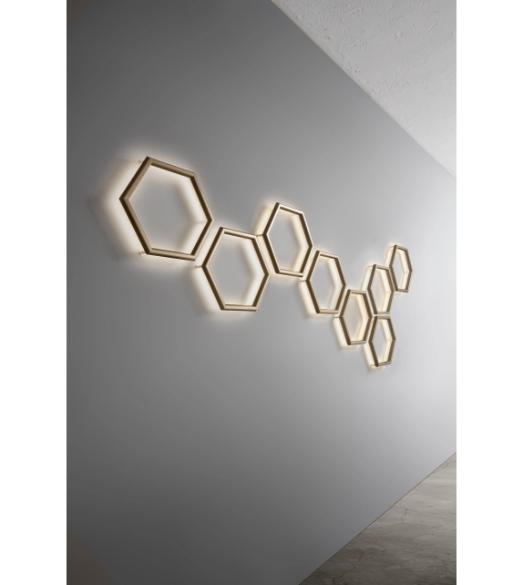 Poly Esagono PL Olev Plafonnier / Applique