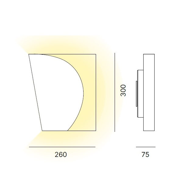 TURN ME! Quadrifoglio Group Wall Lamp