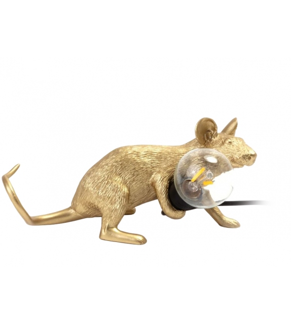 Mouse Gold Seletti Table Lamp