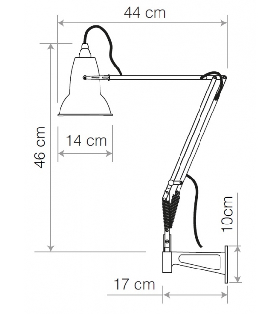 Original 1227 Mounted Anglepoise Applique