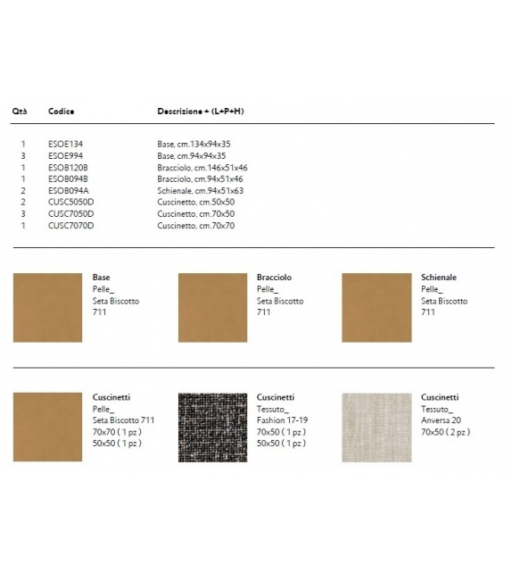 Prêt pour l'expédition - Extrasoft Living Divani Canapé