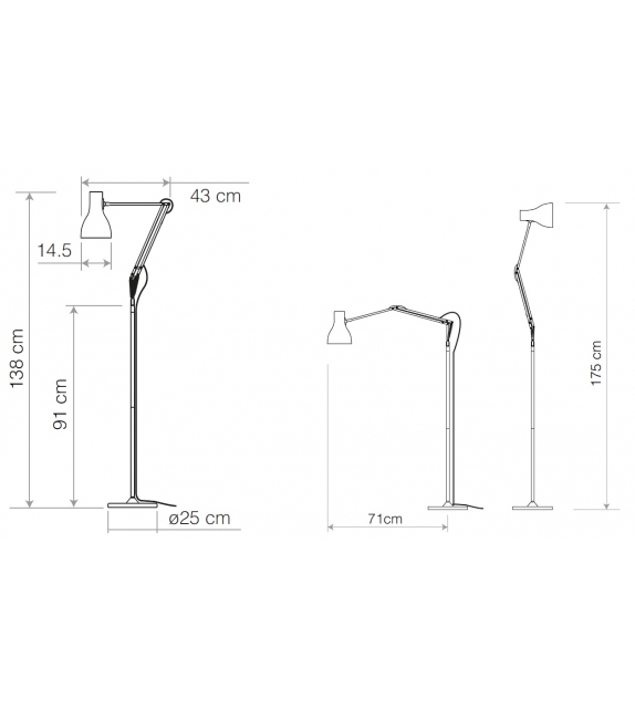 Type 75 Anglepoise Floor Lamp