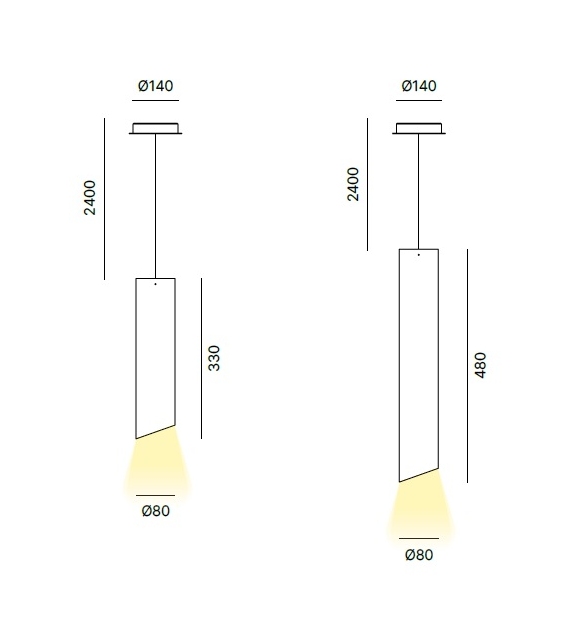 Slice Quadrifoglio Group Hängeleuchte