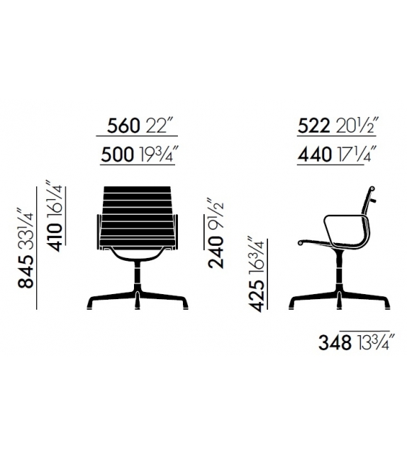 EA 104 Chaise Pivotante Vitra