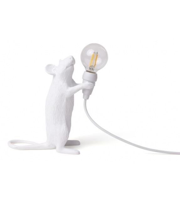 PrêtPrêt pour l'expédition - Mouse Lamp Step Seletti Lampe de Table / Lampadaire