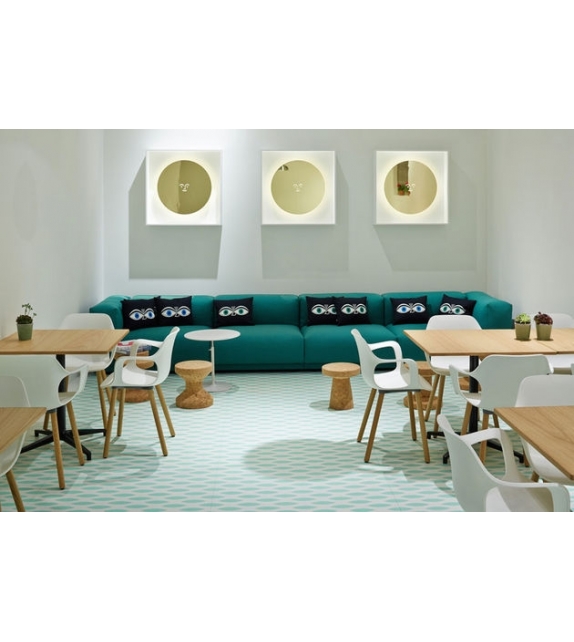 HAL RE Armchair Wood Vitra Silla