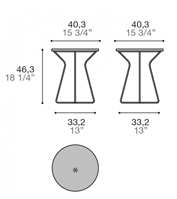 Prêt pour l'expédition - Tuft Alf DaFrè Table D'Appoint