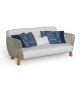 Sofa Love Seat Argo Wood Talenti