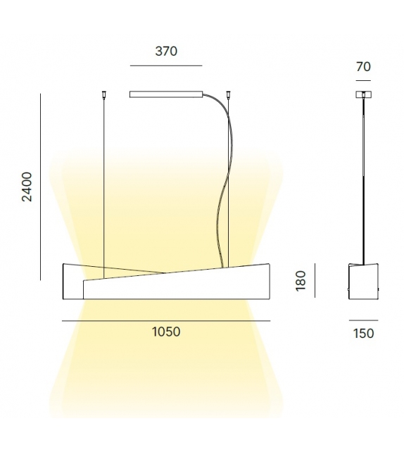 Sveva Quadrifoglio Group Hängeleuchte