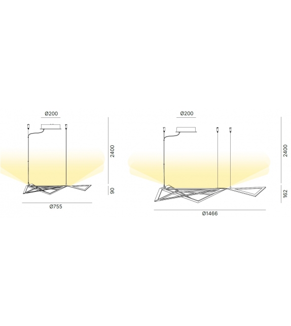 Starlight Karboxx Lampada a Sospensione