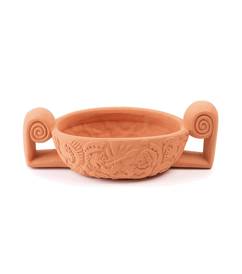 Listo para entregar - Magna Graecia Blue Seletti Centro de Mesa