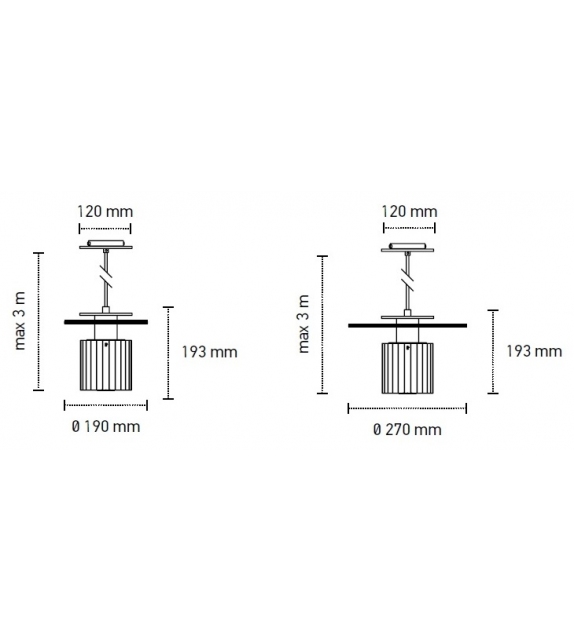 In The Sun DCW Éditions Suspension Lamp