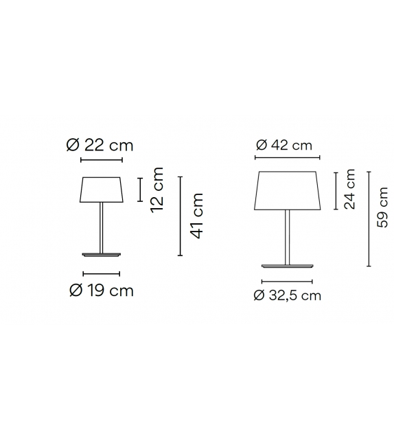 Warm Vibia Lampe de Table