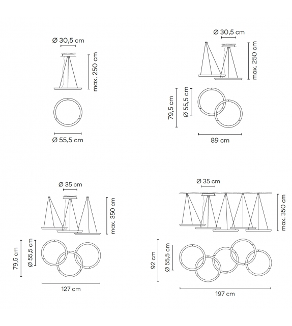 Halo Vibia Suspension