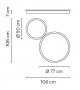 Up Double Ring Vibia Lampada da Soffitto