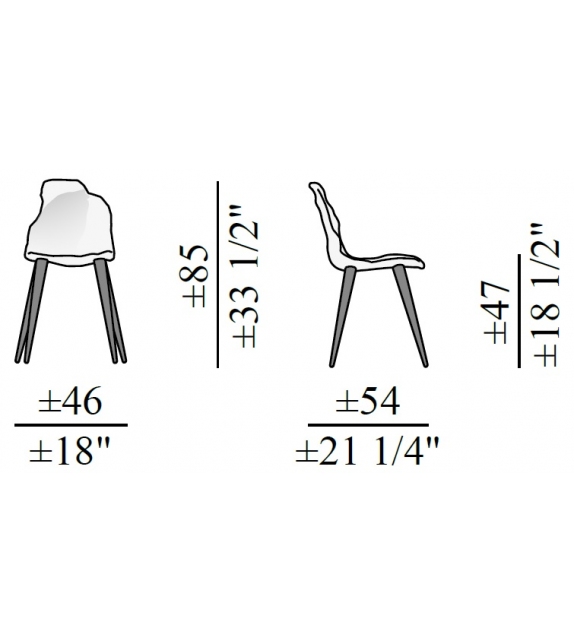 Ready for shipping - Gilda B. Edra Chair