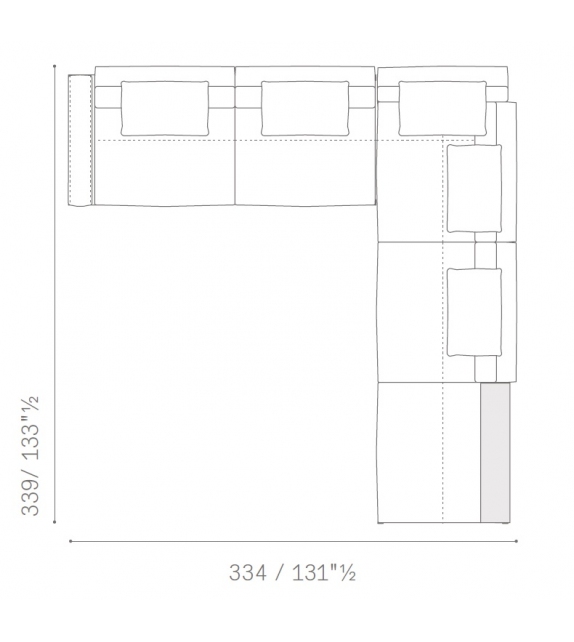 Ex Display - Let it Be Poltrona Frau Sofa