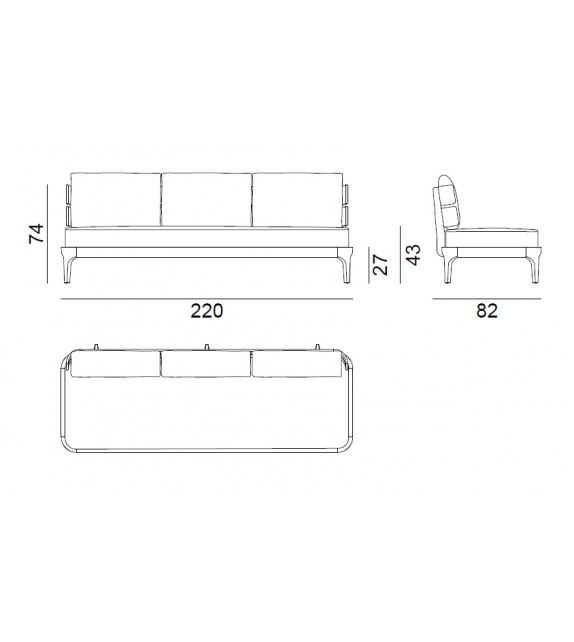 Mediterraneo Gervasoni Sofa